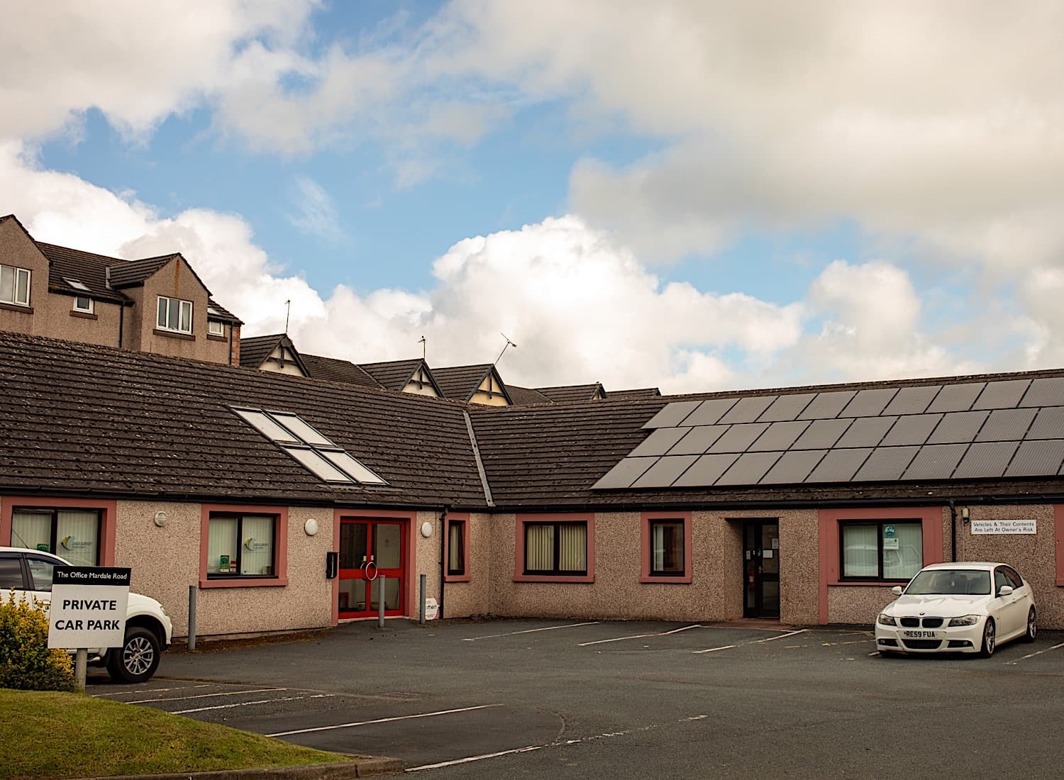 Reception and communal space at The Office Penrith